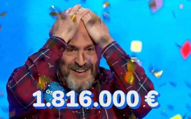 Óscar Díaz, el último ganador del bote de 'Pasapalabra'