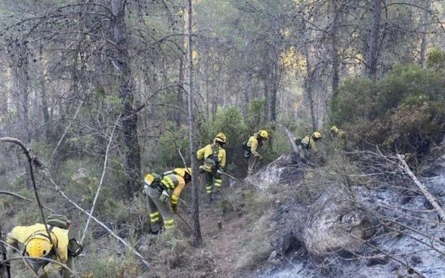 Las imágenes del incendio en Castellón
