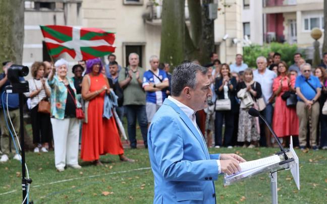 El presidente del EBB del PNV, Aitor Esteban