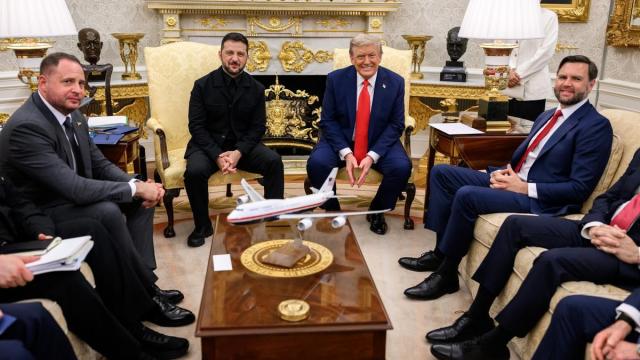 Cumbre entre Trump y Zelenski en la Casa Blanca.