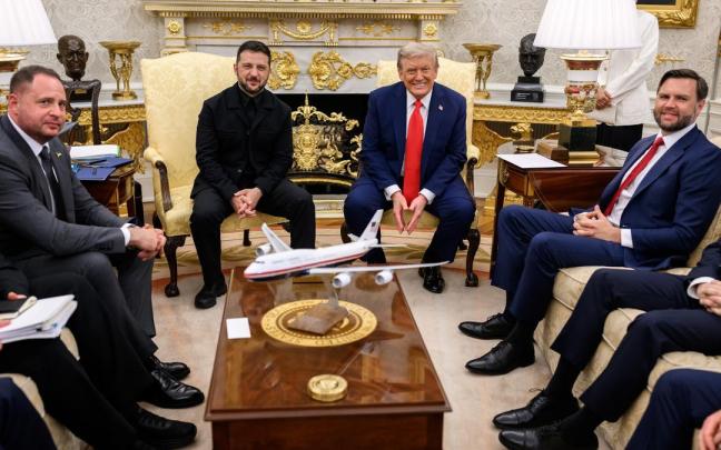 Cumbre entre Trump y Zelenski en la Casa Blanca.