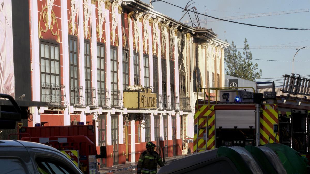 Fachada de una de las discotecas incendiadas en las que han muerto al menos 13 personas.