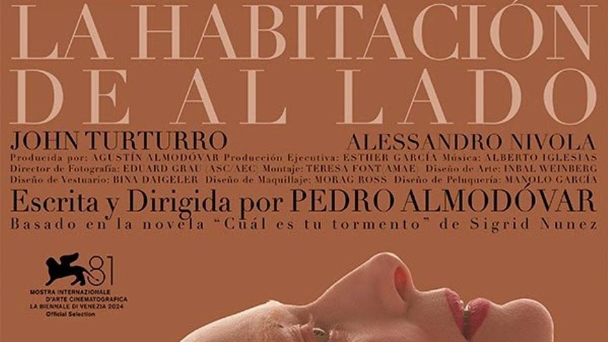 La habitación de al lado, escrita y dirigida por Pedro Almodóvar