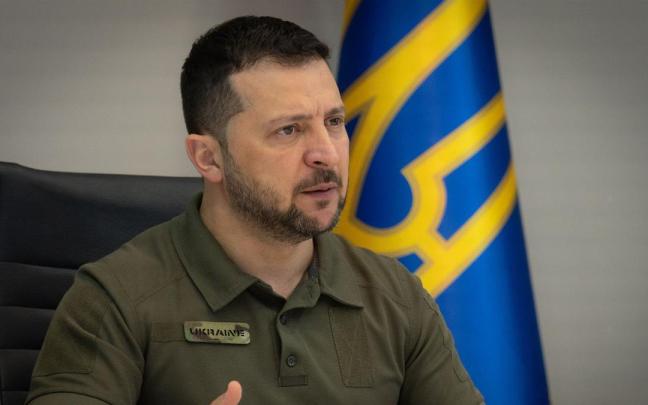 El presidente de Ucrania, Volodímir Zelenski.