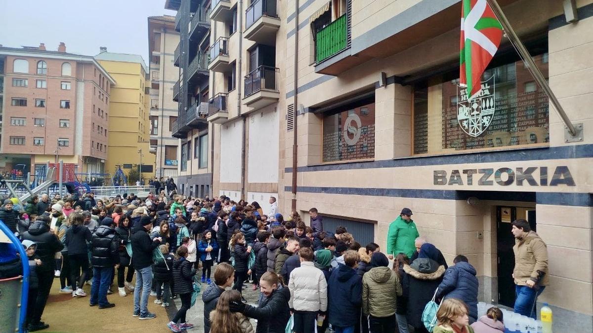 Hamaiketako tras la carrera.