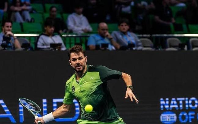 Stanislas Wawrinka, durante un partido.