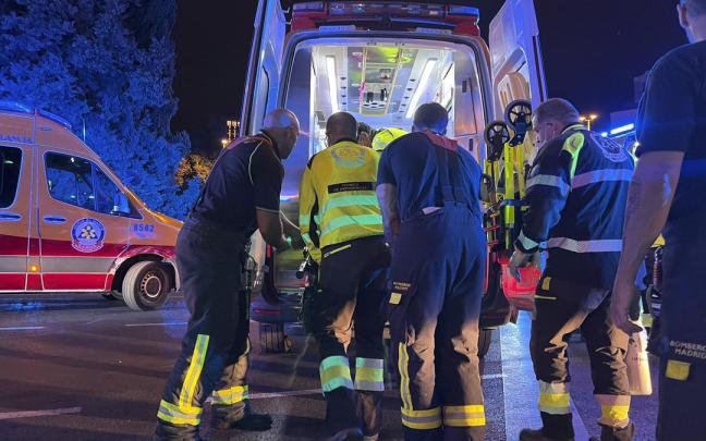 Dos fallecidos y diez heridos en un incendio en un restaurante en Madrid