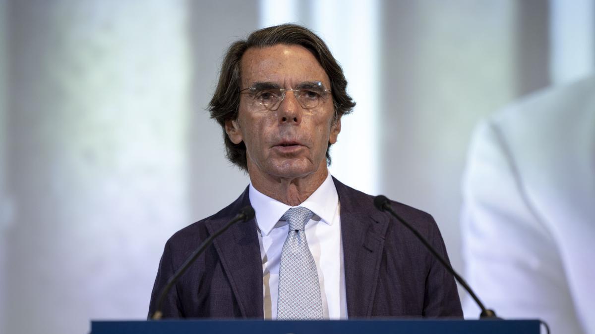 José María Aznar, este martes.