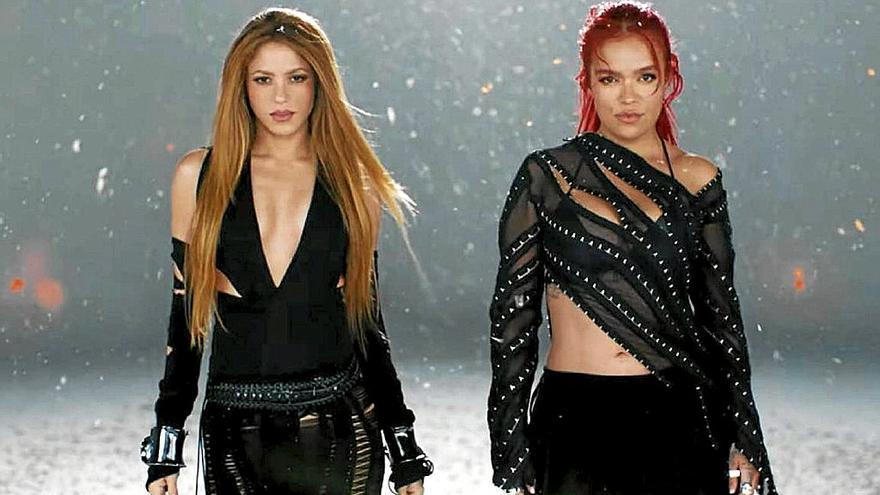 Shakira y Karol G sellan su venganza conjunta en ‘TQG’.