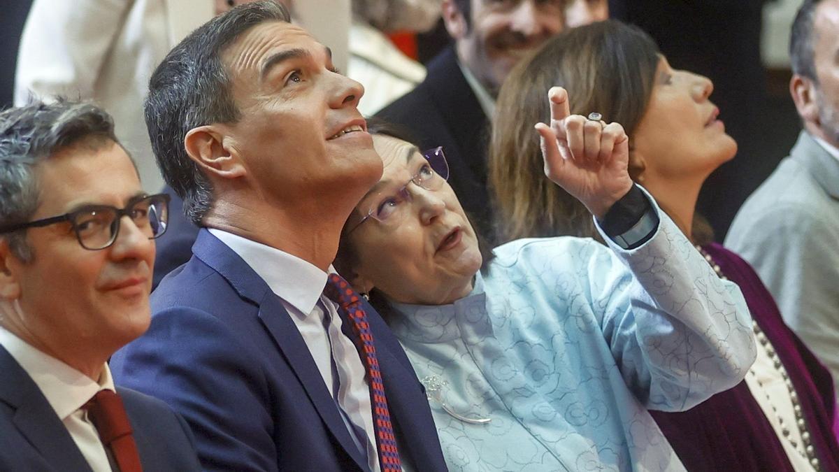 Pedro Sánchez intervino ayer en un acto de la Agencia española de Protección de Datos.