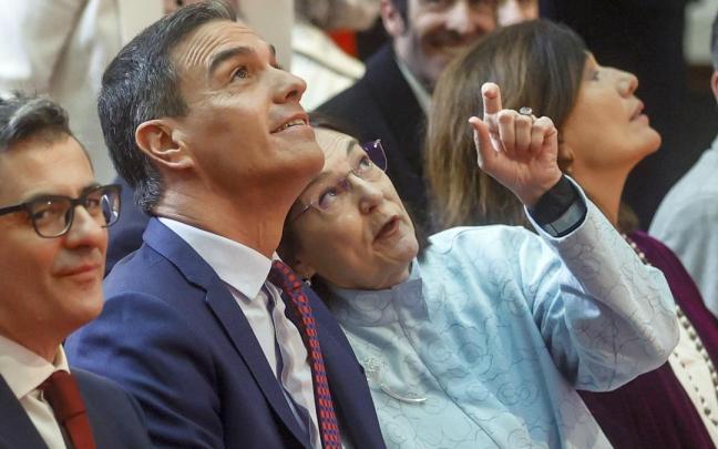 Pedro Sánchez intervino ayer en un acto de la Agencia española de Protección de Datos.