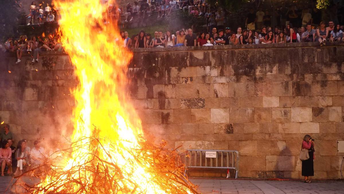El fuego volverá aser protagonista la noche del 23 de junio en la plaza Balda de Azkoitia.