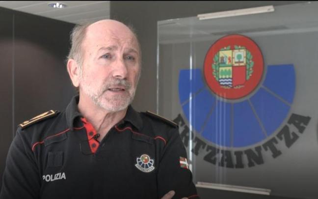 El jefe de la Ertzaintza, Josu Bujanda