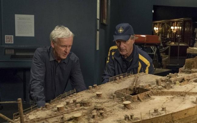 El director de cine, James Cameron, en un documental sobre el 'Titanic' El director de cine, James Cameron, en un documental sobre el 'Titanic'