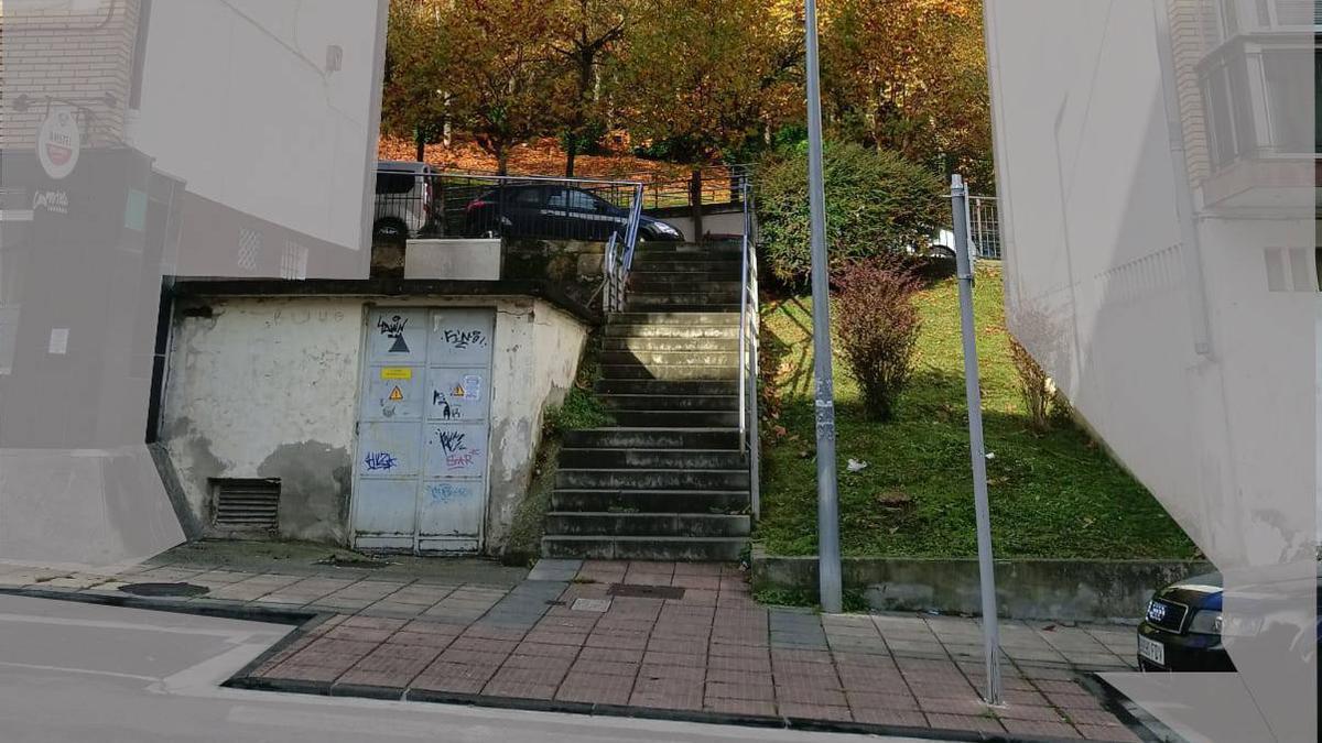 La cabina se encajará en el hueco que hay entre los edificios de viviendas número 11 y 12, junto a las escaleras existentes,