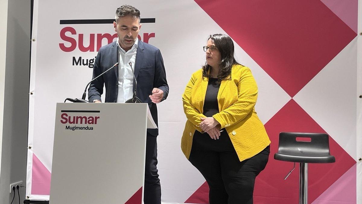 Andeka Larrea y Edurne García, de Sumar