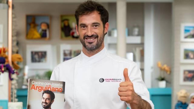 Joseba Arguiñano en la presentación de uno de sus libros