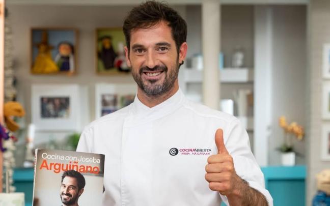 Joseba Arguiñano en la presentación de uno de sus libros