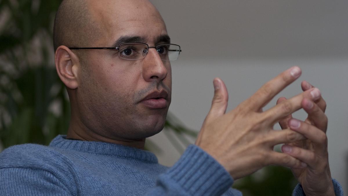 Saif al Islam, hijo mayor de Gadafi.