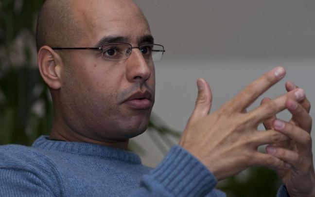 Saif al Islam, hijo mayor de Gadafi.