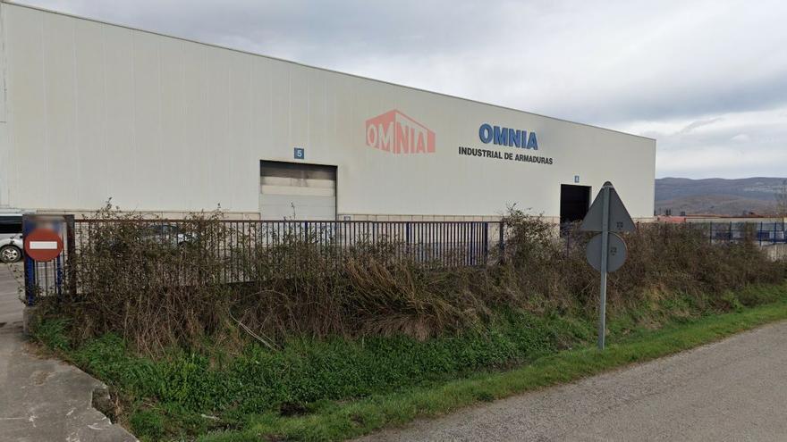 Industrial de Armaduras Omnia, empresa donde se ha registrado el fatal accidente este martes. Foto: Diario de Noticias