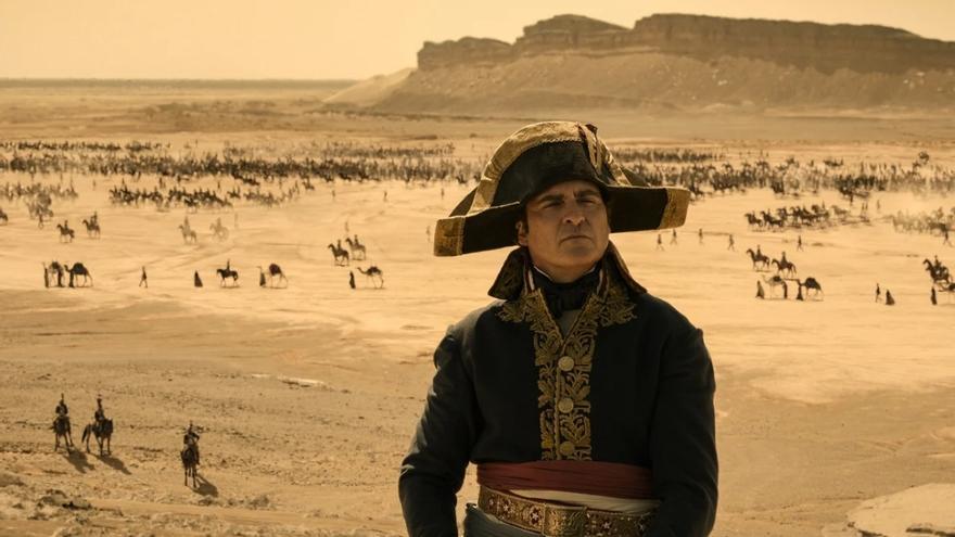 Joaquin Phoenix en 'Napoleón', la última película de Ridley Scott.