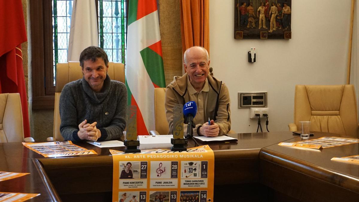 Mikel Arruti eta Xanti Espina.