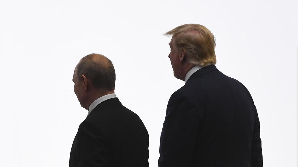 Putin y Trump, juntos en un anterior encuentro.