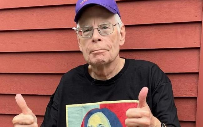 "Esta pesadilla puede terminar", dice Stephen King de Trump al pedir el voto para Harris. / X "Esta pesadilla puede terminar", dice Stephen King de Trump al pedir el voto para Harris.