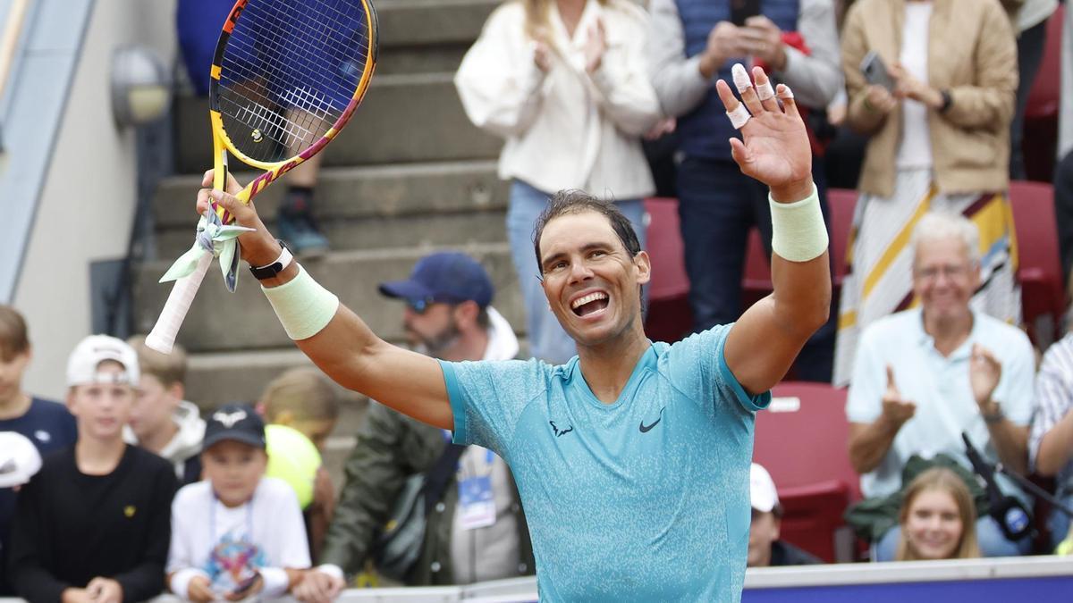 Rafa Nadal, tras su victoria en Bastad