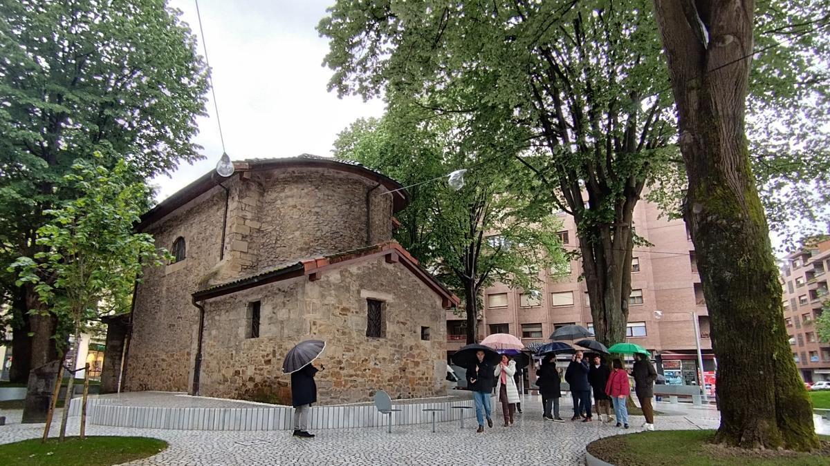 Emblemática plaza Madalena de la villa