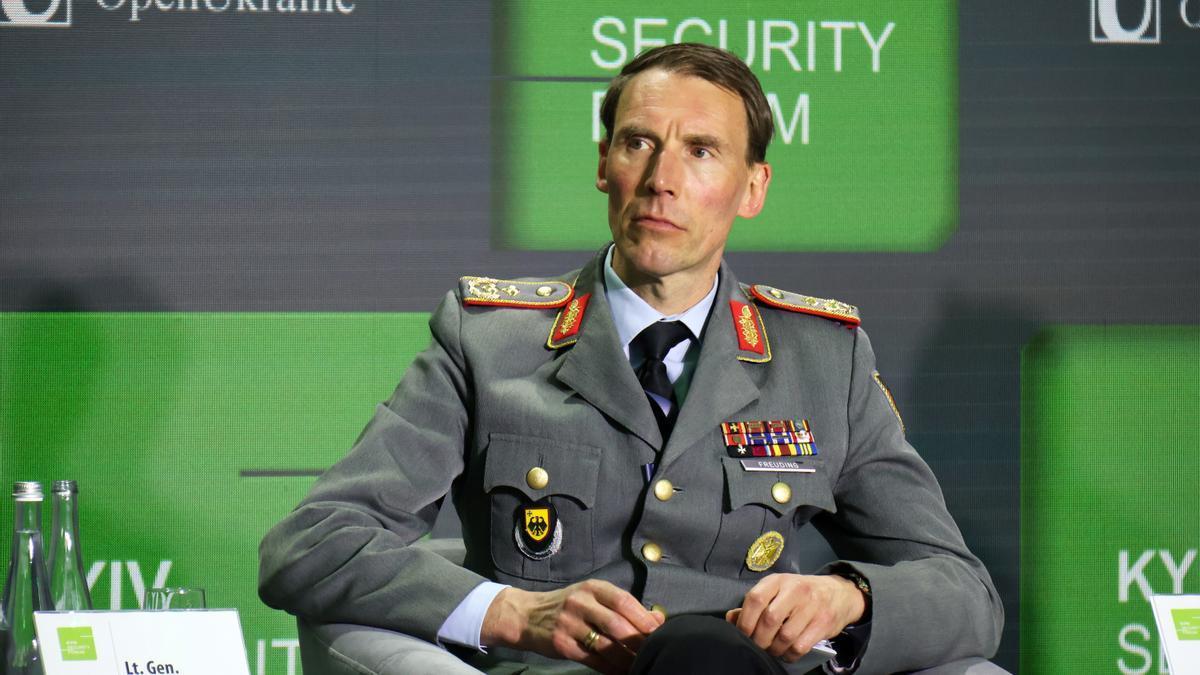 El inspector del Ejército alemán, Christian Freuding.