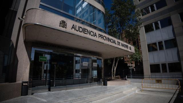 Fachada de la sede de la Audiencia Provincial de Madrid.