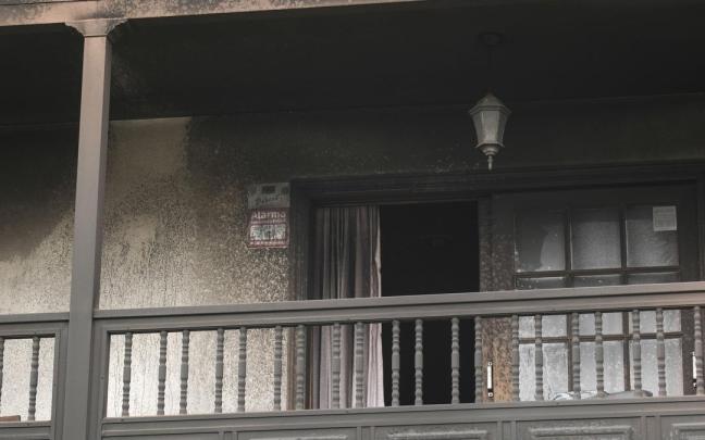 Incendio en un edificio de Tenerife.