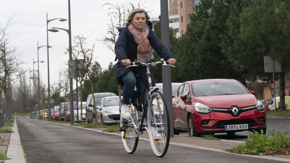 En bicicleta por Vitoria.