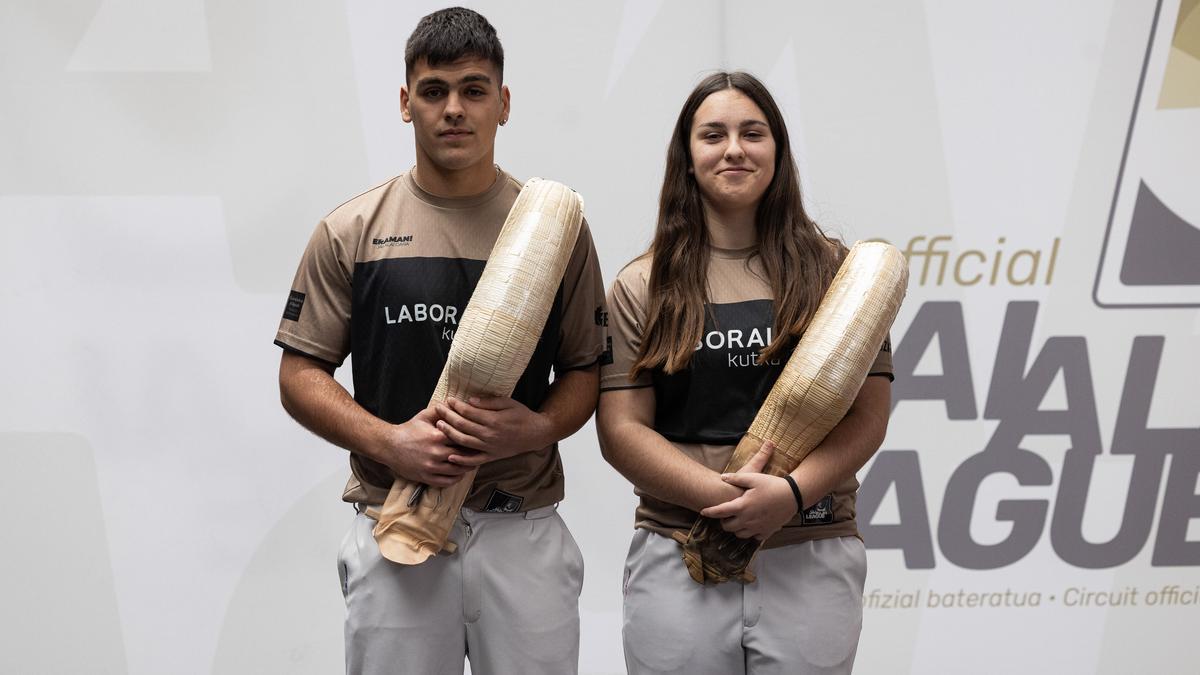 Los hermanos Aratz y Maia Goikoetxea.