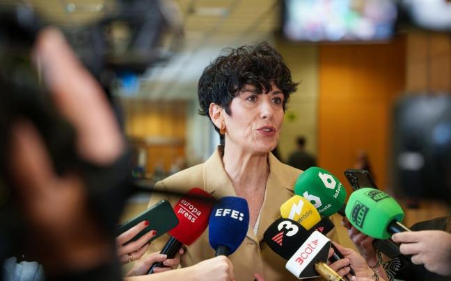 La ministra portavoz del Gobierno, Elma Saiz.