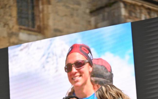 Homenaje a la montañera Amaia Agirre en Urnieta