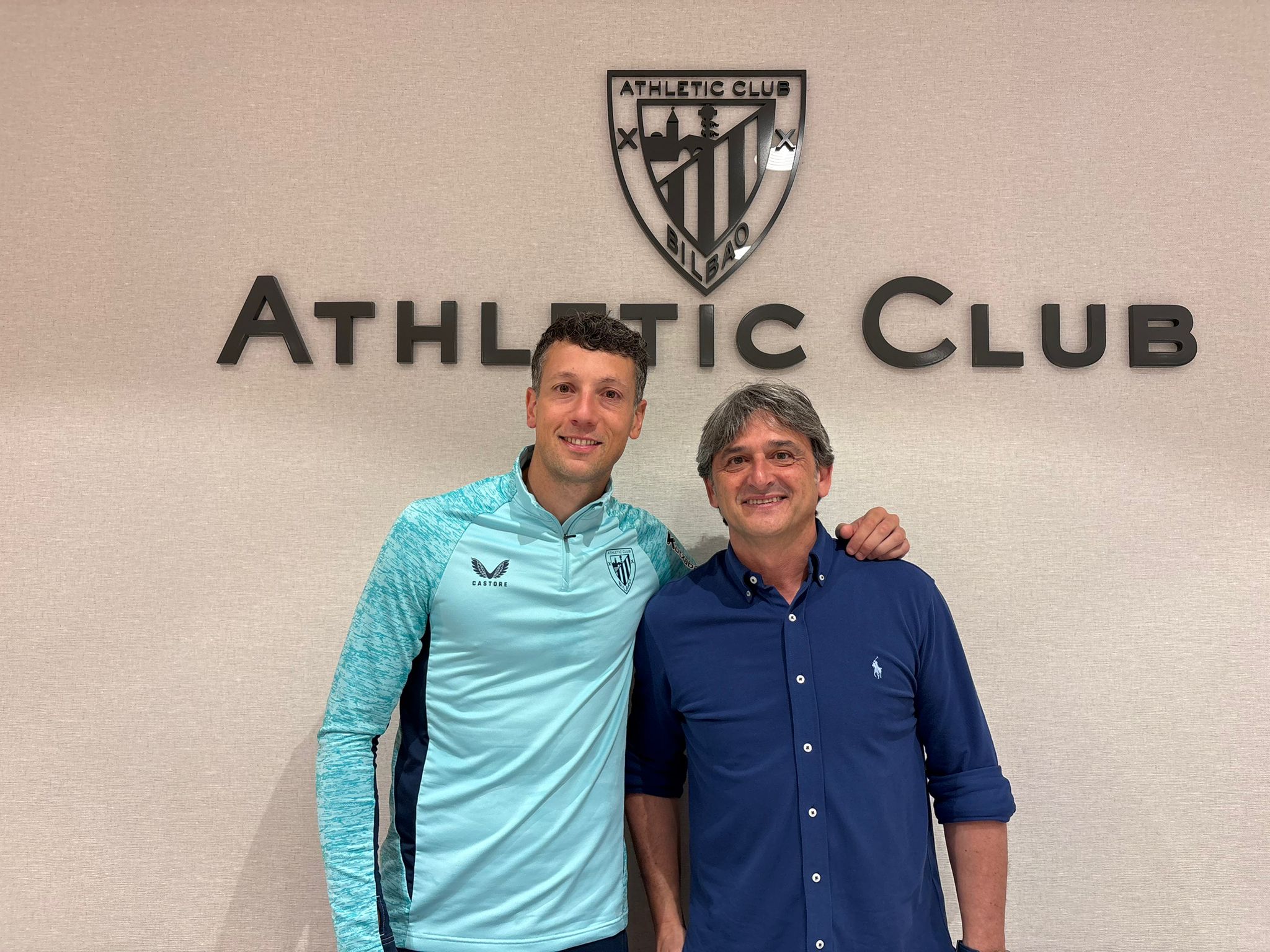 Mikel Vesga y José Manuel Monje, hoy en Lezama y en Onda Vasca