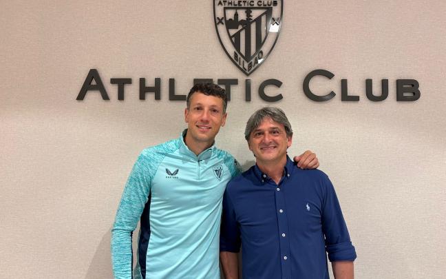 Mikel Vesga y José Manuel Monje, hoy en Lezama y en Onda Vasca