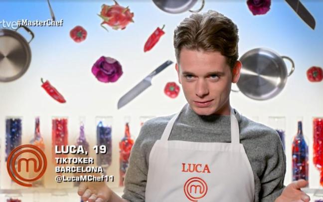 El concursante Luca Dazi en 'MasterChef 11'.