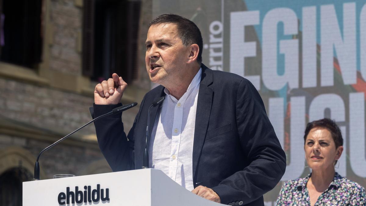 El coordinador general de EH Bildu, Arnaldo Otegi