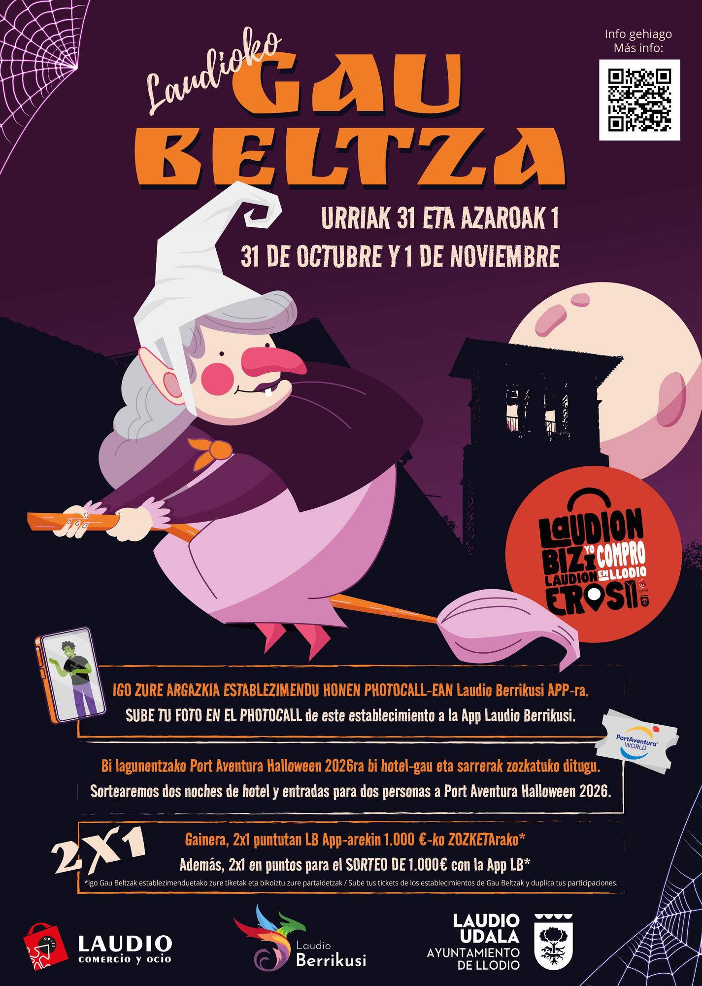 Actos comercio Laudio por la Gau Beltza