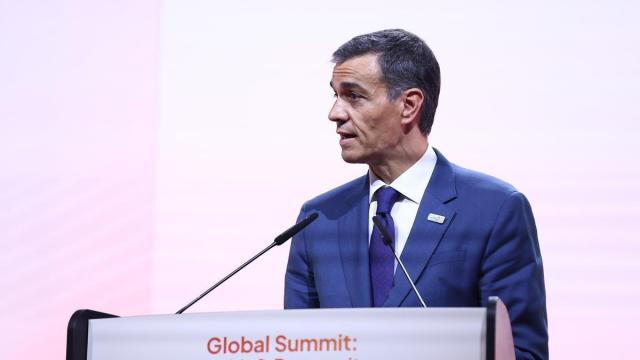 Pedro Sánchez participa en la Cumbre Global para el Futuro organizada por GAVI. / EP Pedro Sánchez participa en la Cumbre Global para el Futuro organizada por GAVI.