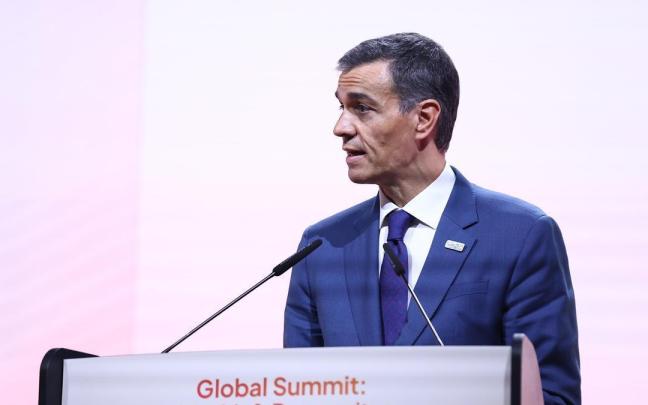 Pedro Sánchez participa en la Cumbre Global para el Futuro organizada por GAVI. / EP Pedro Sánchez participa en la Cumbre Global para el Futuro organizada por GAVI.