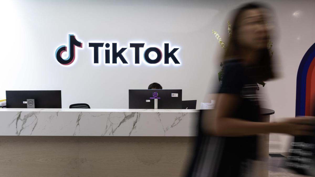 Una oficina TikTok.