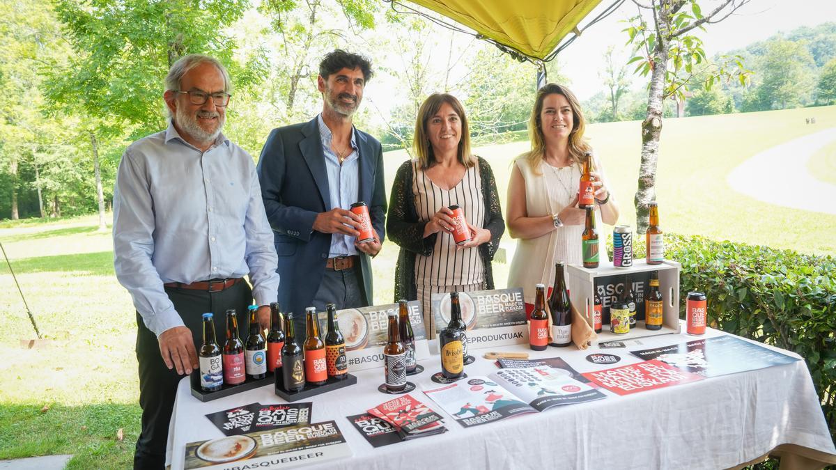 La presentación de Basque Beer en Chillida Leku.