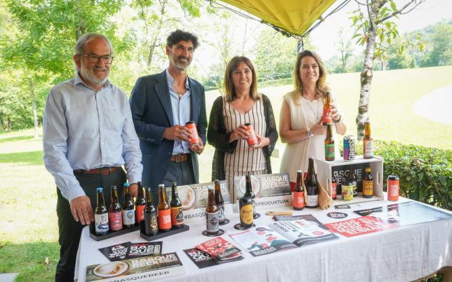 La presentación de Basque Beer en Chillida Leku. / B.B. La presentación de Basque Beer en Chillida Leku.