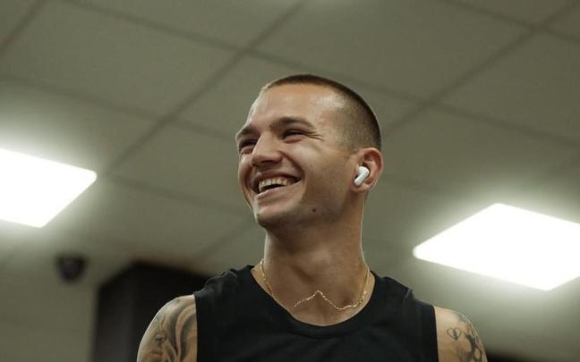 El boxeador bilbaino Jokin García.