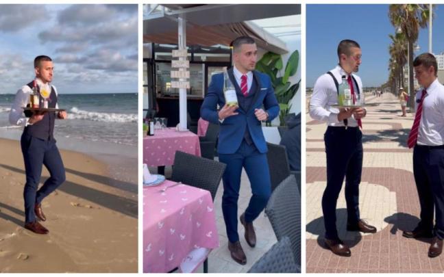 El camarero viral que esta arrasando en Tik Tok: "Con permiso, buenas tardes"